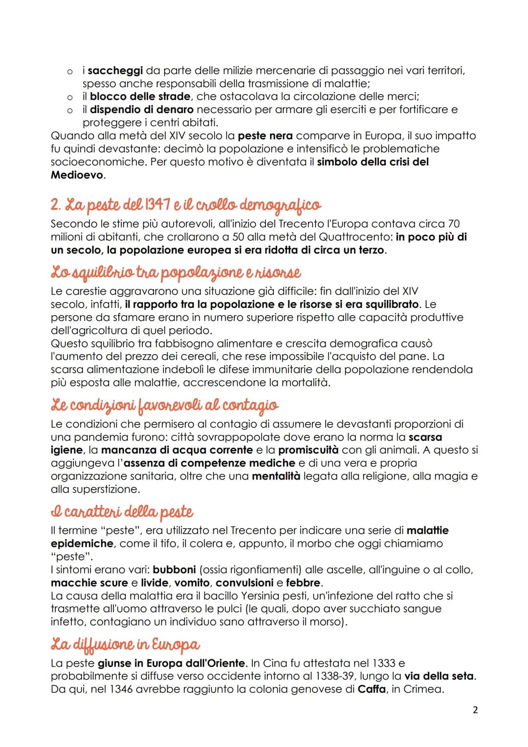 La crisi del Trecents
1. Cause e interpretazioni della crisi
La crisi che attraversa l'Europa tra il XIV e il XV secolo ebbe effetti tanto d