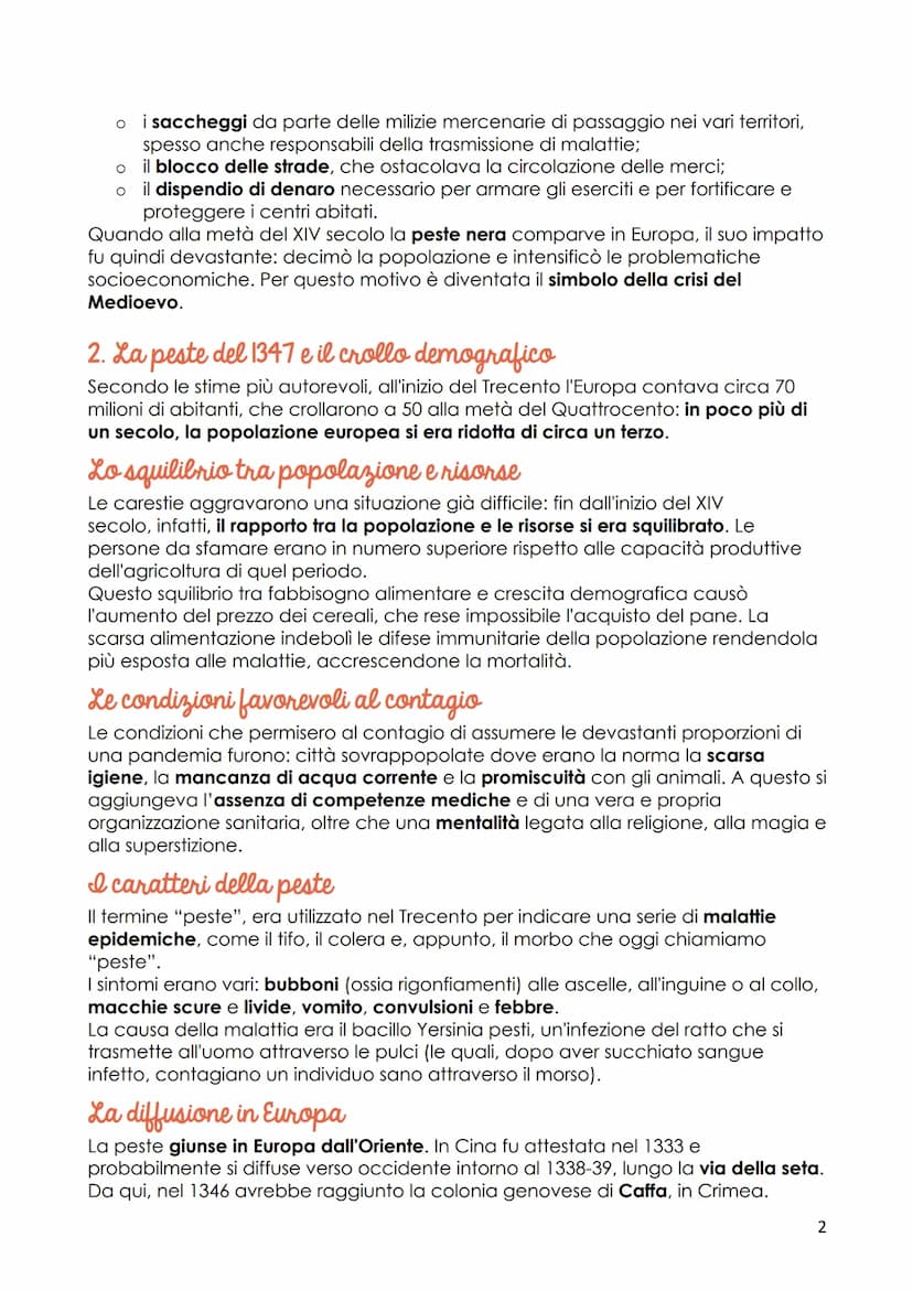 La crisi del Trecents
1. Cause e interpretazioni della crisi
La crisi che attraversa l'Europa tra il XIV e il XV secolo ebbe effetti tanto d