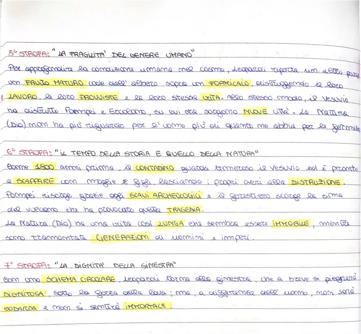 "LA GINESTAA" di Leopardi
La " GINESTRA" è una delle comzomi più' LUNGHE e COMPLESSE oli Leopardi; gu
(composta a TORRE del GRECO, durante i