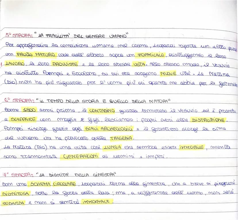 "LA GINESTAA" di Leopardi
La " GINESTRA" è una delle comzomi più' LUNGHE e COMPLESSE oli Leopardi; gu
(composta a TORRE del GRECO, durante i