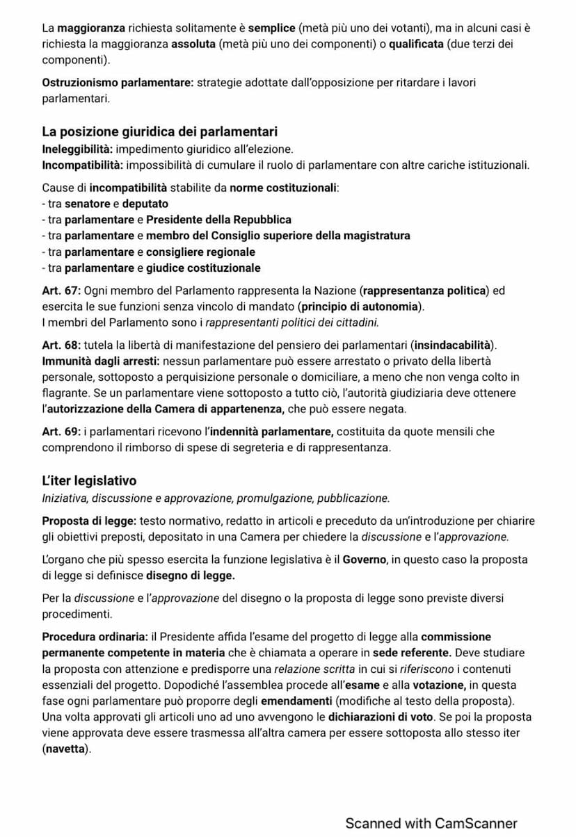La funziona legislativa: il Parlamento
La composizione del Parlamento
Il Parlamento detiene il potere legislativo, quindi emana le leggi.
E'
