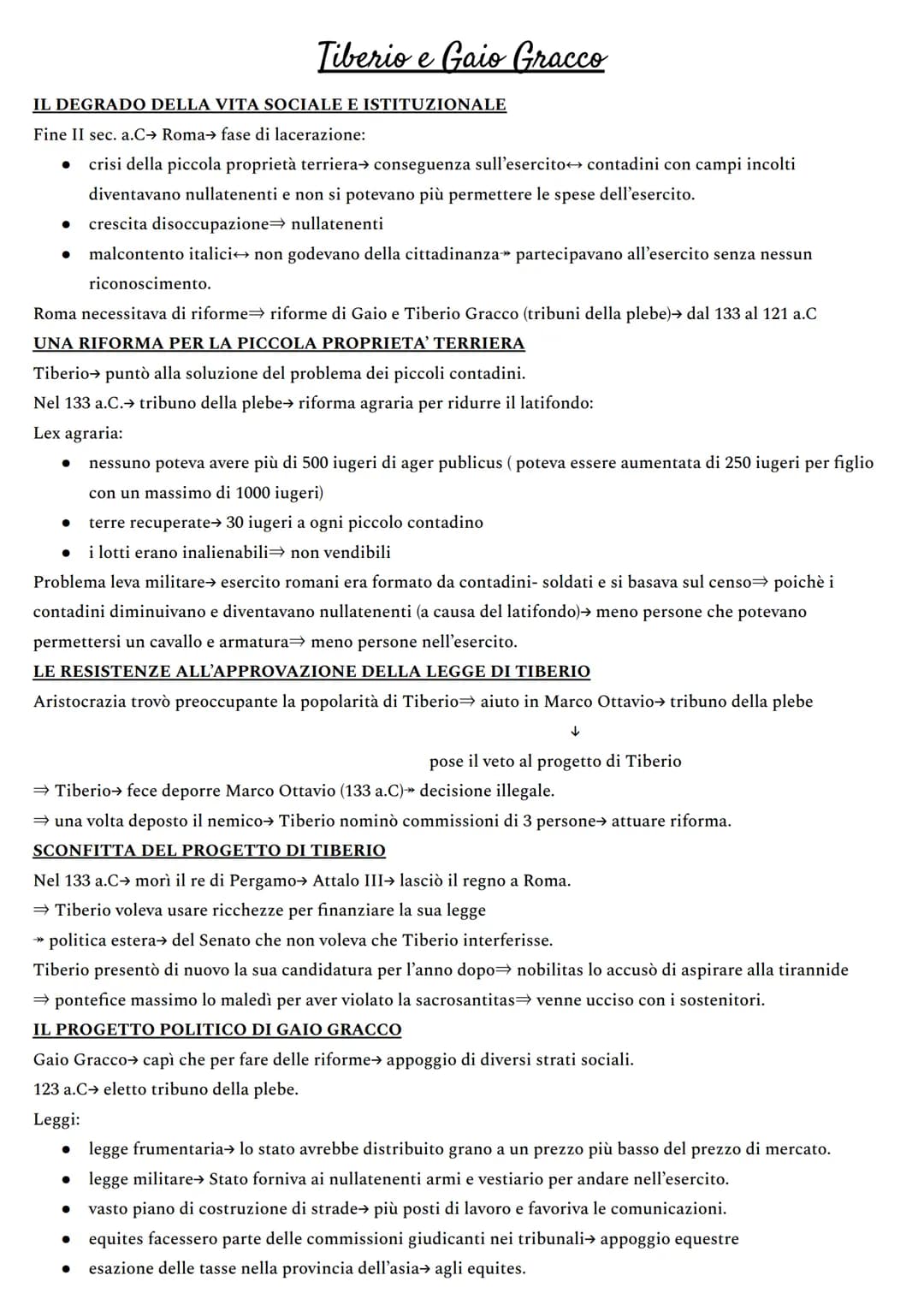 
<h2 id="ildegradodellavitasocialeeistituzionale">IL DEGRADO DELLA VITA SOCIALE E ISTITUZIONALE</h2>
<p>Nel II secolo a.C. a Roma, si è veri