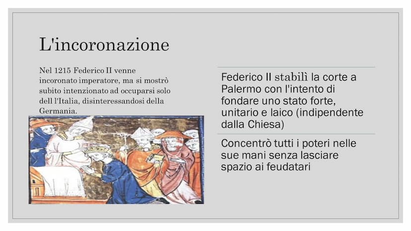 FEDERICO II DI SVEVIA
ATTRAVERSO LE FONTI
PTTHO La vita
Federico Barbarossa combinò le nozze tra suo figlio
Enrico e Costanza d'Altavilla, u