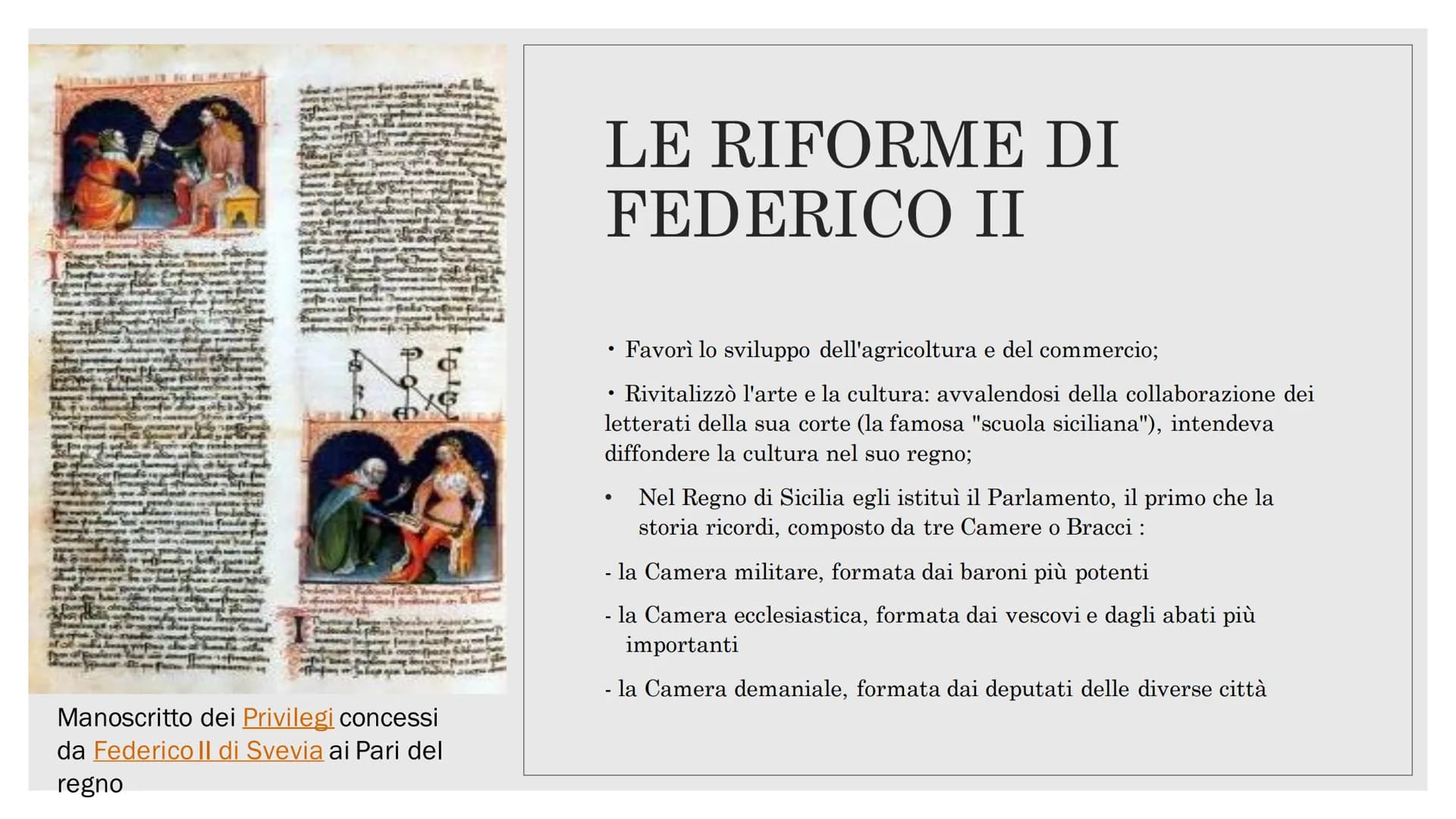FEDERICO II DI SVEVIA
ATTRAVERSO LE FONTI
PTTHO La vita
Federico Barbarossa combinò le nozze tra suo figlio
Enrico e Costanza d'Altavilla, u