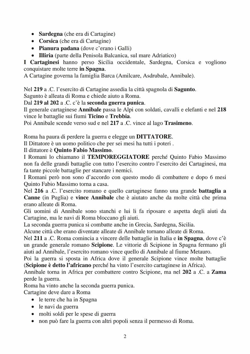STORIA
Destinatari: alunni stranieri classe 1^ Istituto Tecnico: livello B1 B2
Argomento: ROMA REPUBBLICANA: la conquista del Mediterraneo
L