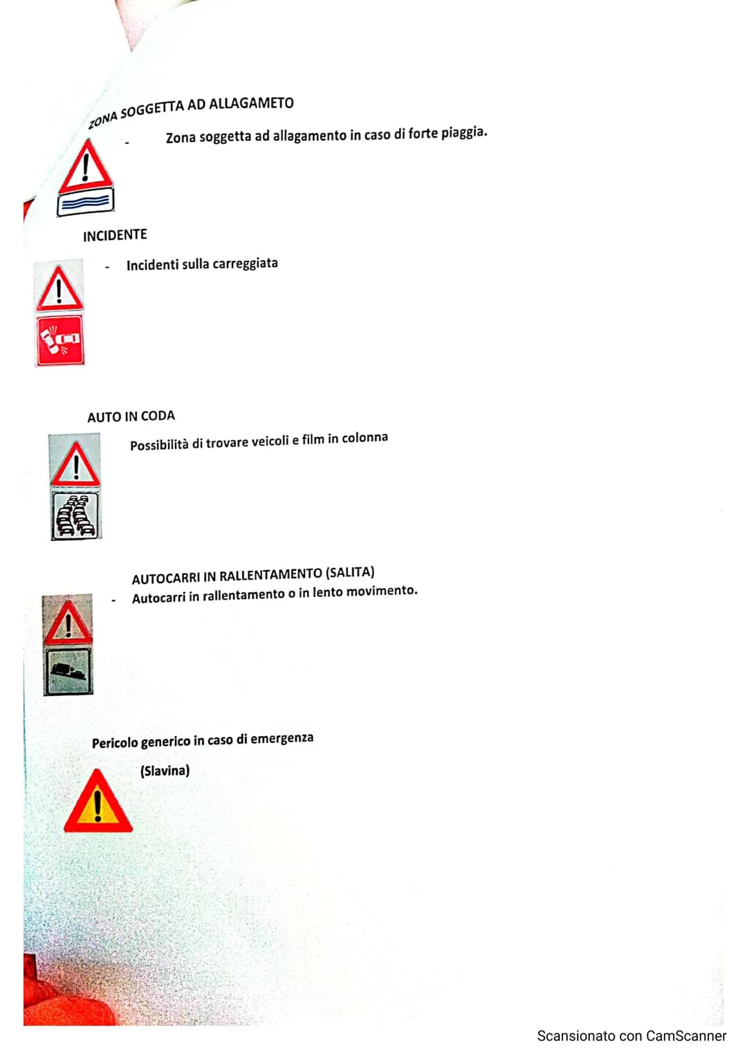 CAP.3
La SEGNALETICA STRADALE comprende:
SEGNALI VERTICALI (cartelll stradall)
SEGNALI ORIZZONTALI (strisce bianche, glalle o blu sull'asfal
