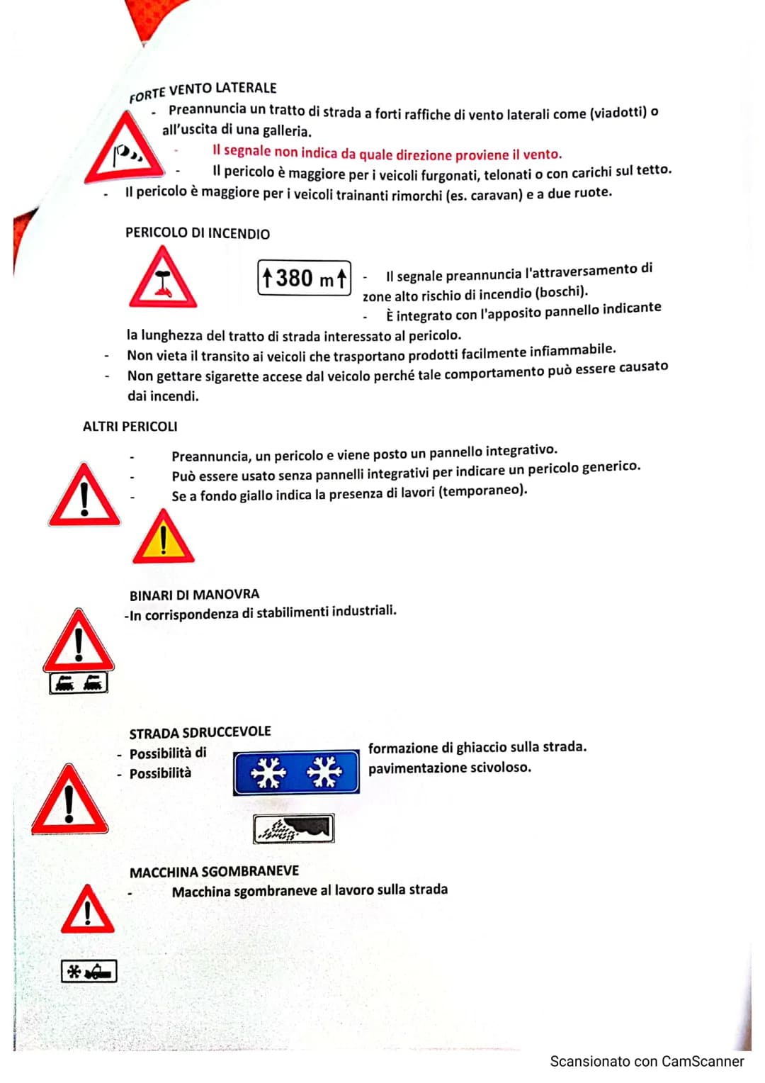 CAP.3
La SEGNALETICA STRADALE comprende:
SEGNALI VERTICALI (cartelll stradall)
SEGNALI ORIZZONTALI (strisce bianche, glalle o blu sull'asfal