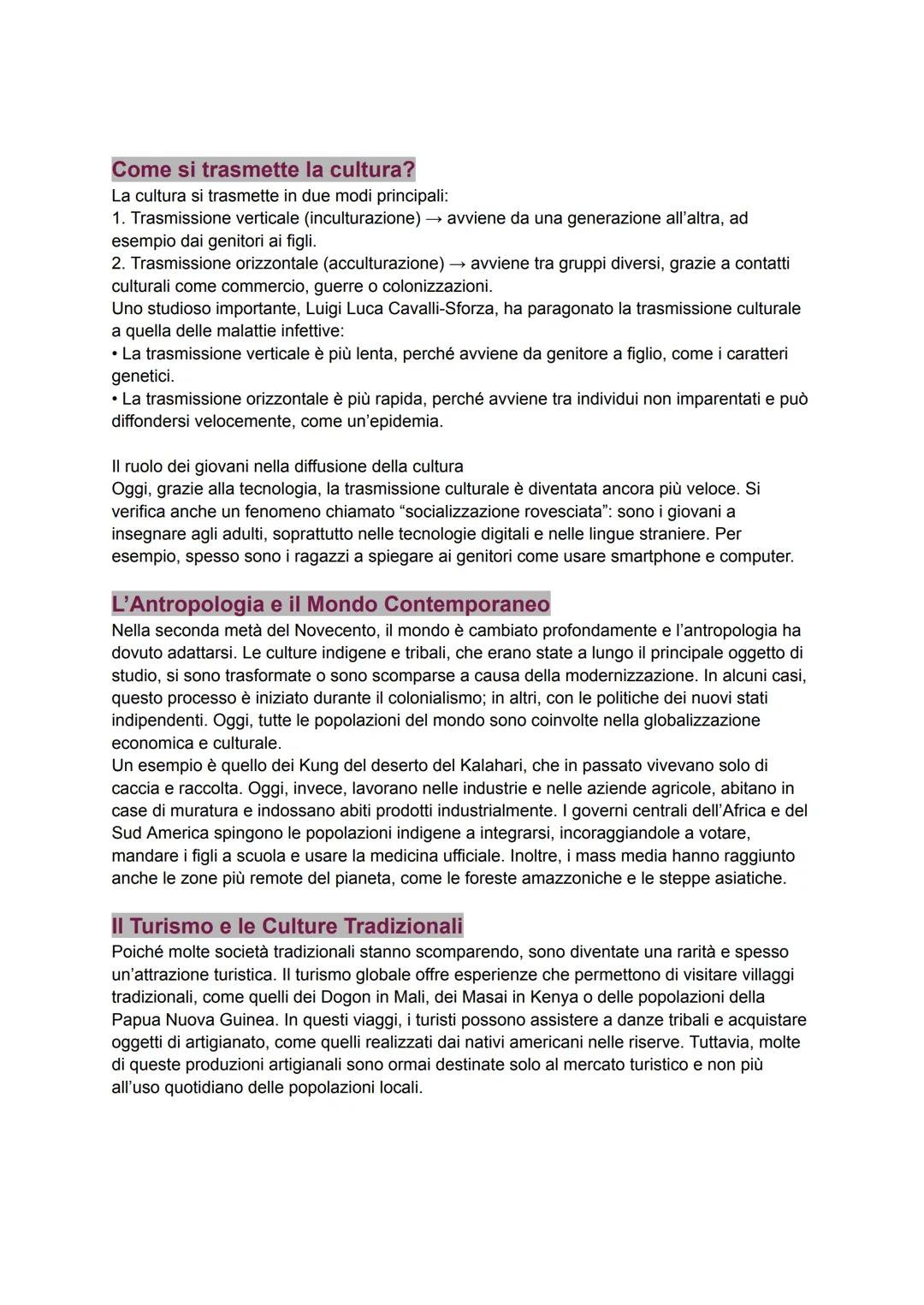 # Antropologia

## Una scienza giovane
L'antropologia è una scienza umana relativamente recente, nata nel XIX secolo. Il primo
istituto di s