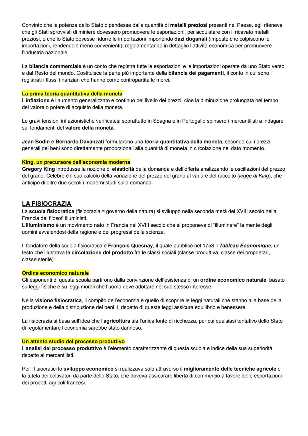 LE SCUOLE ECONOMICHE
L'EVOLUZIONE DEL PENSIERO ECONOMICO
Scuole economiche e realtà
La storia del pensiero economico studia l'evoluzione del