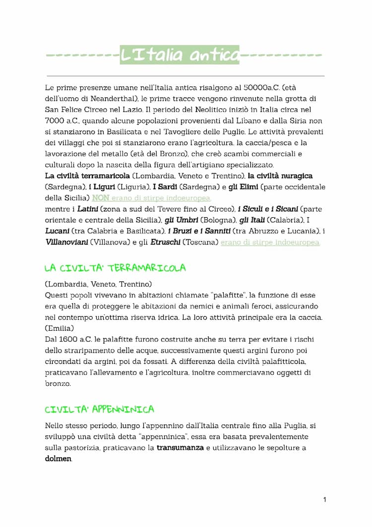 Know civiltà italia antica  thumbnail