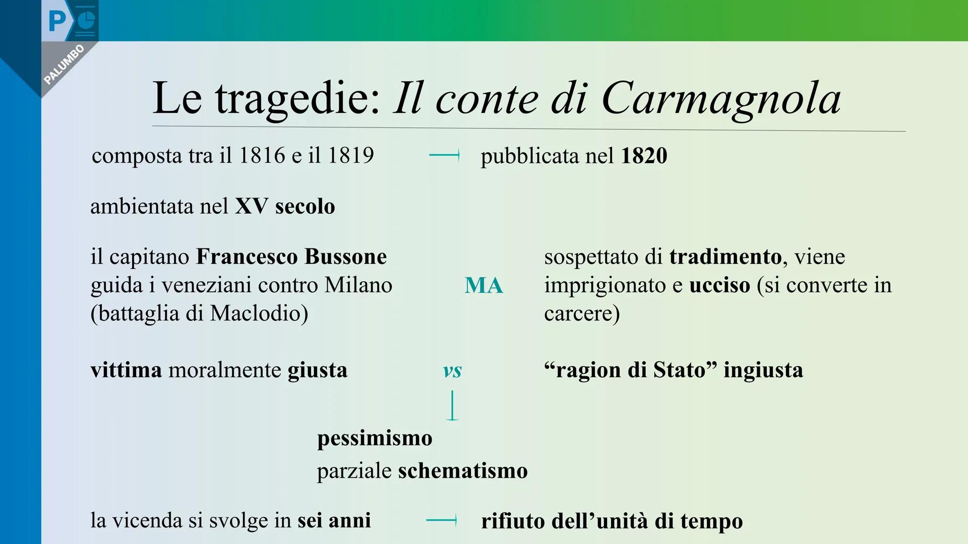 PALUMBO
EDITORE
PRESENTAZIONE Pe
Alessandro
Manzoni
[a cura di Carola Finzi] Pe
PALUMBO
Perché leggere Manzoni
Romanticismo italiano (caratt