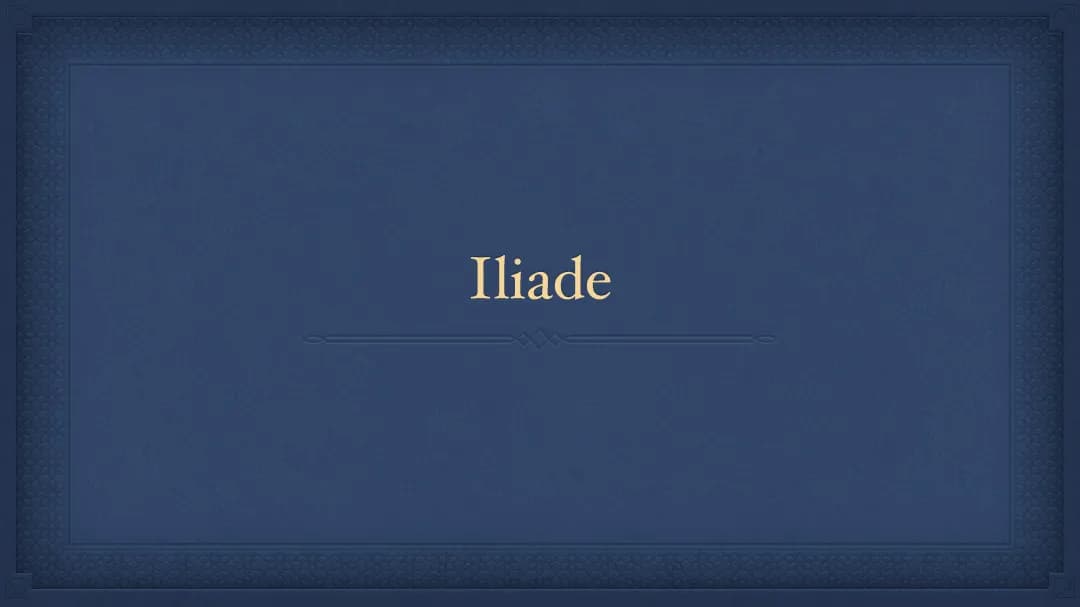 Iliade: Trama Breve, Personaggi e Schema Semplificato per Bambini