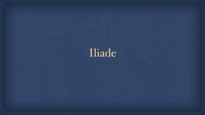 Know L’iliade, trama e personaggi thumbnail