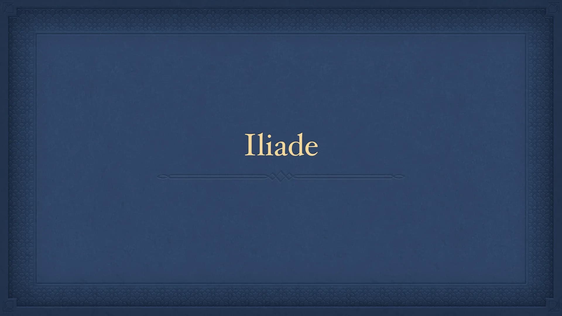 Iliade INTRODUZIONE
L'Iliade è un poema greco scritto dal poeta Omero, di cui poco si sa sulle sue
origini.
Narra gli eventi accaduti nei ci