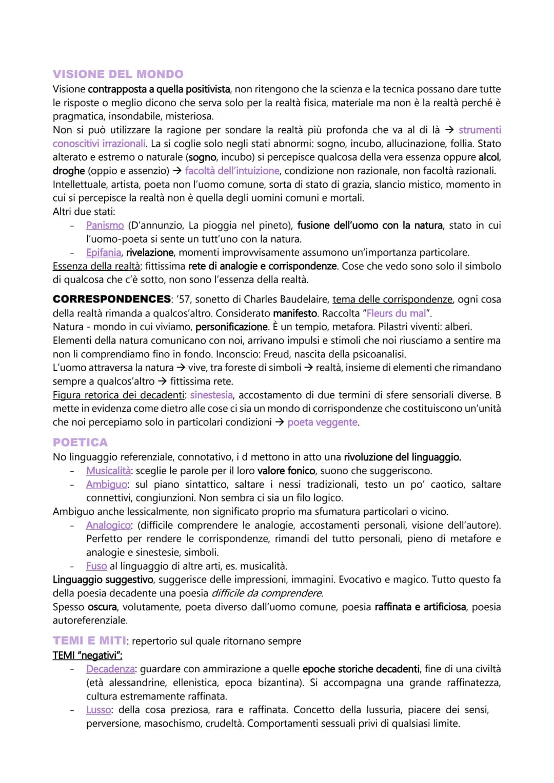 DECADENTISMO
DEFINIZIONE
Decadentismo, etichetta, difficile da definire, solo letteratura italiana, non tutti sono d'accordo.
Non è un movim