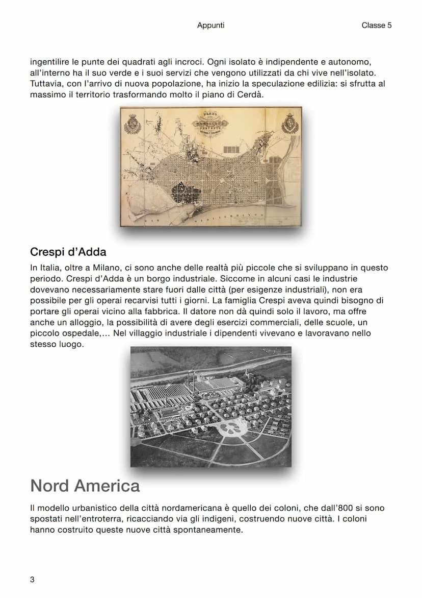 Storia dell'arte
Urbanistica
e
architettura dell'800
Appunti
1
Urbanistica
È il periodo della seconda rivoluzione industriale, iniziata dopo