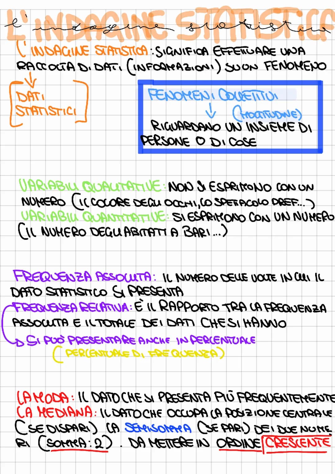 la statistica 