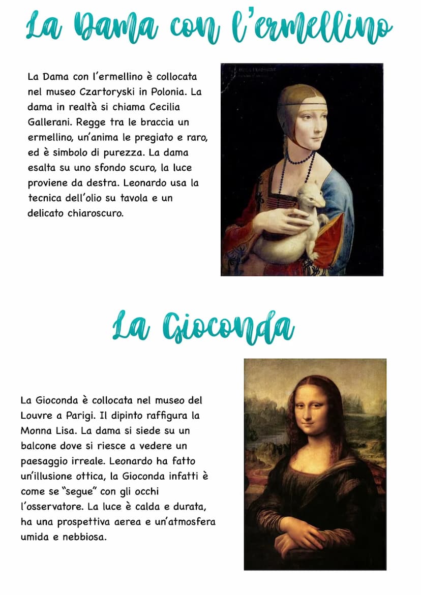 Leonardo Da Vinci
Leonardo Da Vinci nacque nel 1452 a Vinci in Val d'Elsa, figlio di Ser Pietro (un
ricco notaio) e di una contadina. Il pad