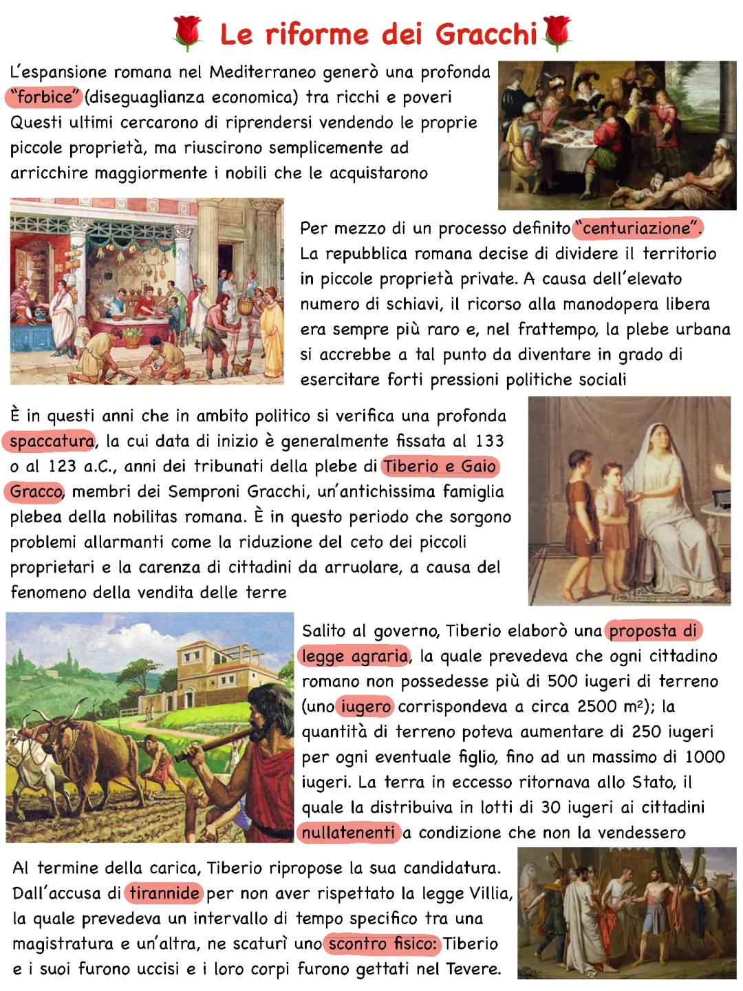 Le riforme dei Gracchi