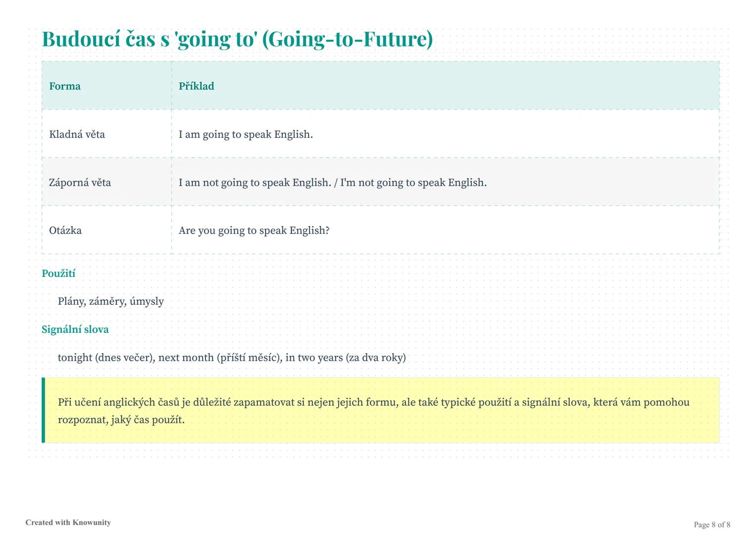 # Angličtina - přehled všech časů

Kompletní přehled všech důležitých anglických časů na jedné stránce.

# Přehled anglických časů (tenses)

