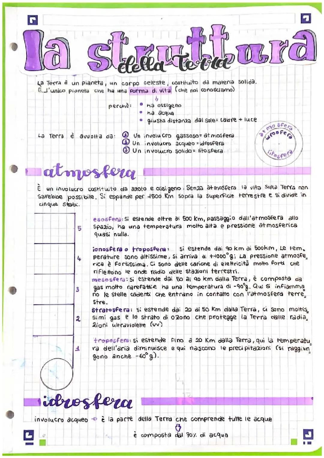 La Struttura E Composizione della Terra