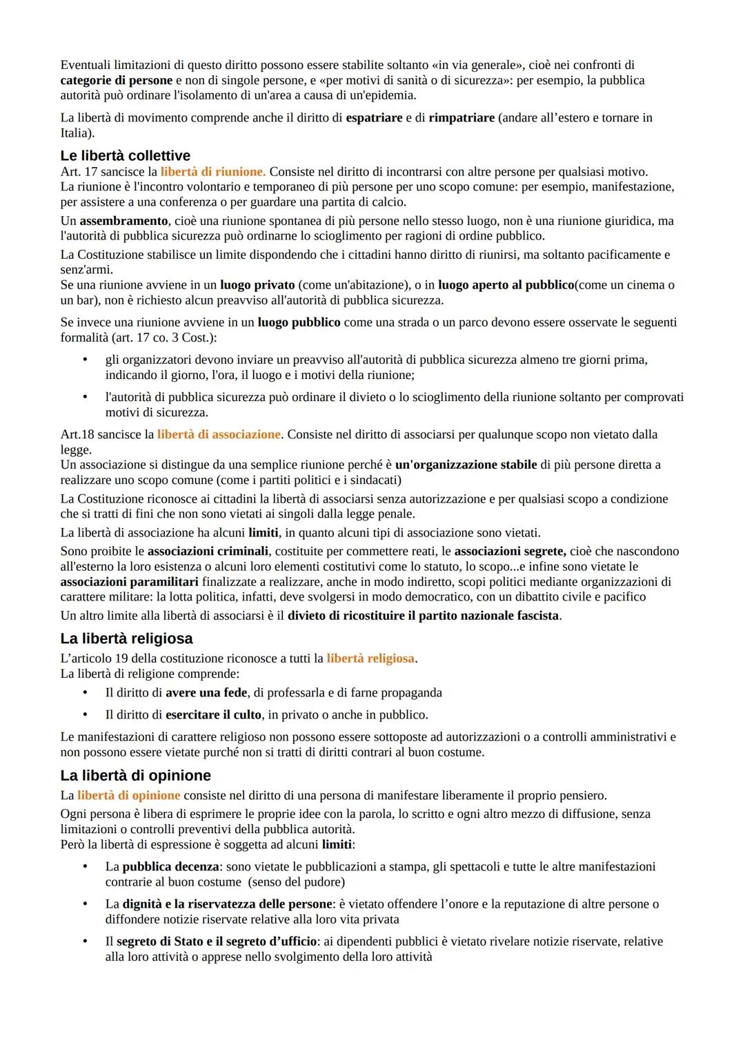 Le caratteristiche dello Stato
Lo Stato e la costituzione
Lo Stato è l'organizzazione politica di un popolo stabilito su un territorio e sot