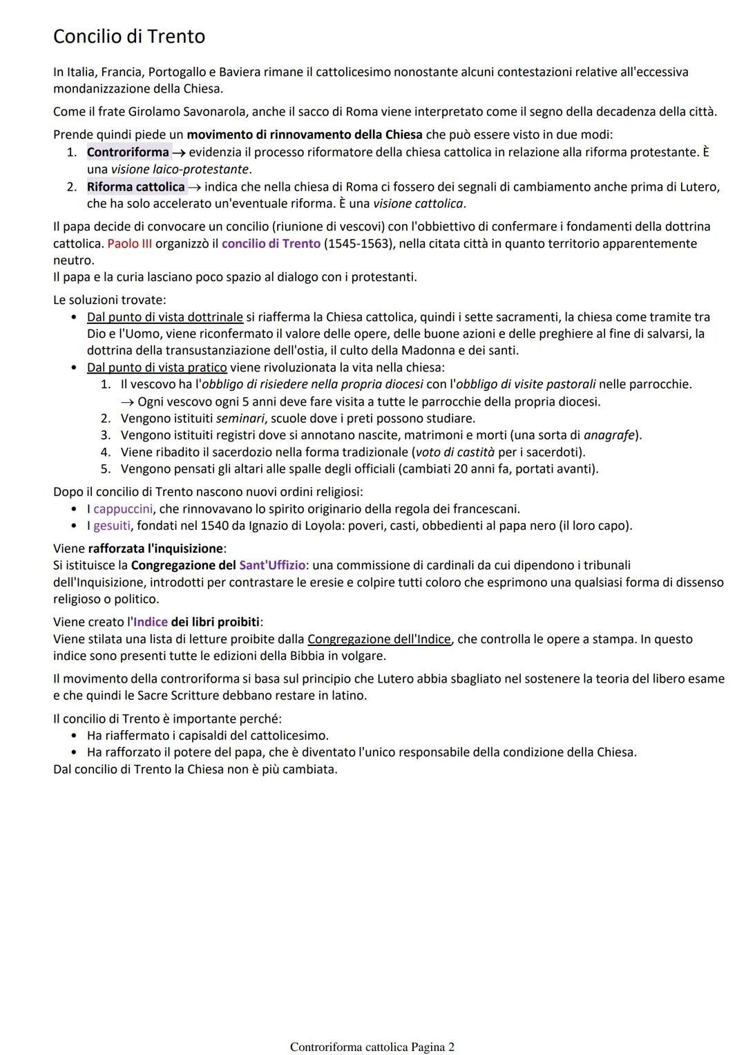 Luteranesimo in Europa
Il luteranesimo viene usato come pretesto dai regnanti per essere più indipendenti dalla Chiesa e dal papa.
La riform