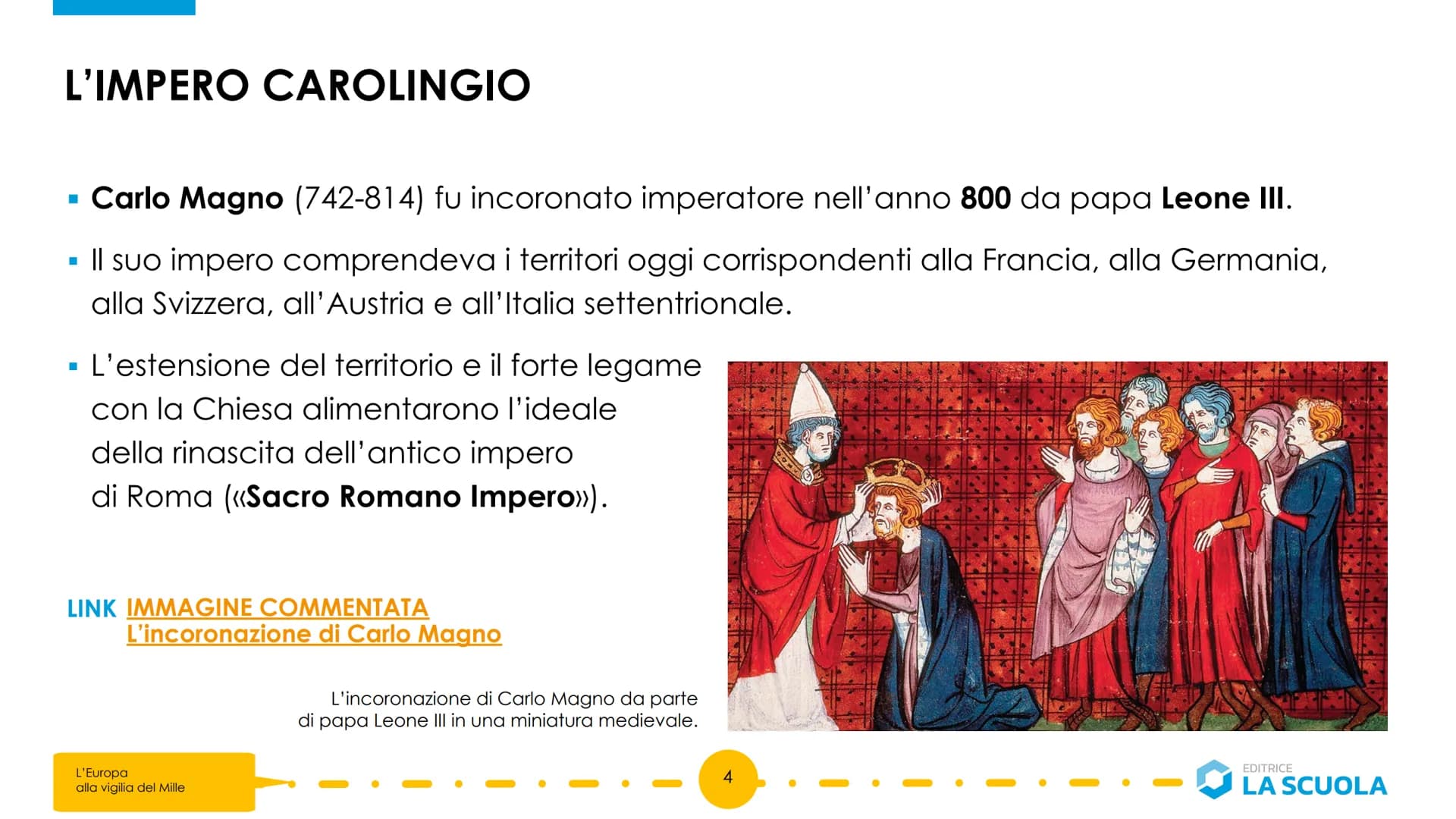 PERIODIZZAZIONE
▪ Medioevo = «età di mezzo>>
(epoca compresa tra l'età classica greco-romana e il Rinascimento).
■
Secondo la periodizzazion