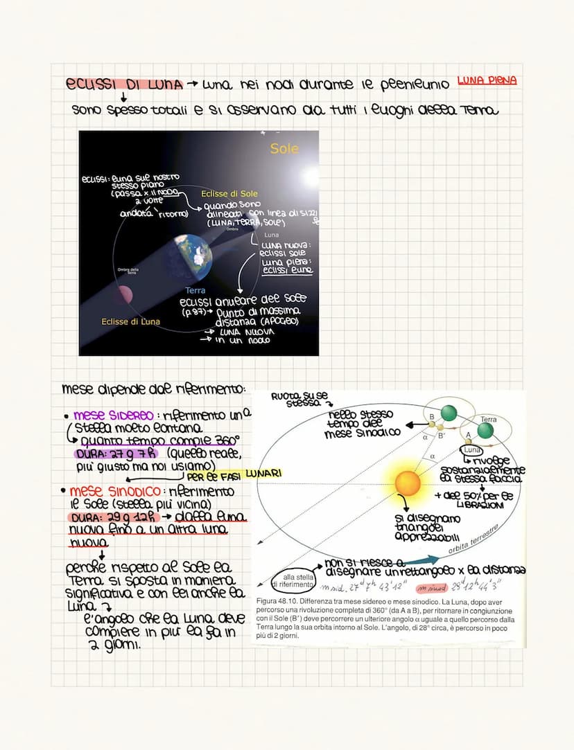 SISTEMA TERRA-LUNA
le centro del sistema Terra-Luna non è al centro della Terra ma a 24.720
Km dal centro della Terra
4 punto comune a cui g