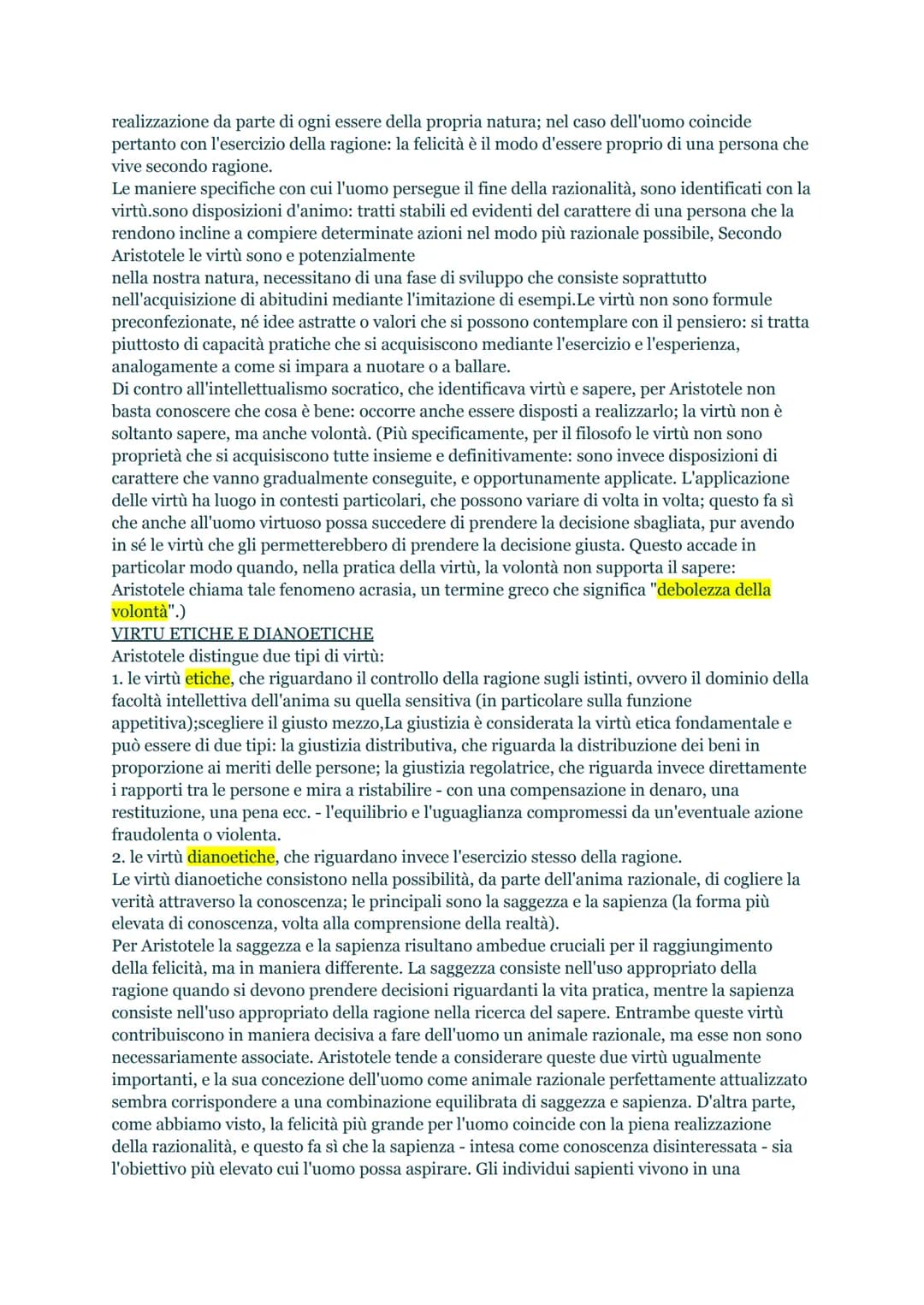 ARISTOTELE, RISCOPERTA DEL MONDO CONCRETO.
INTERROGATIVI FILOSOFICI
1. VALORE DELL'ESPERIENZA.
Aristotele, distintamente da PLATONE che dice