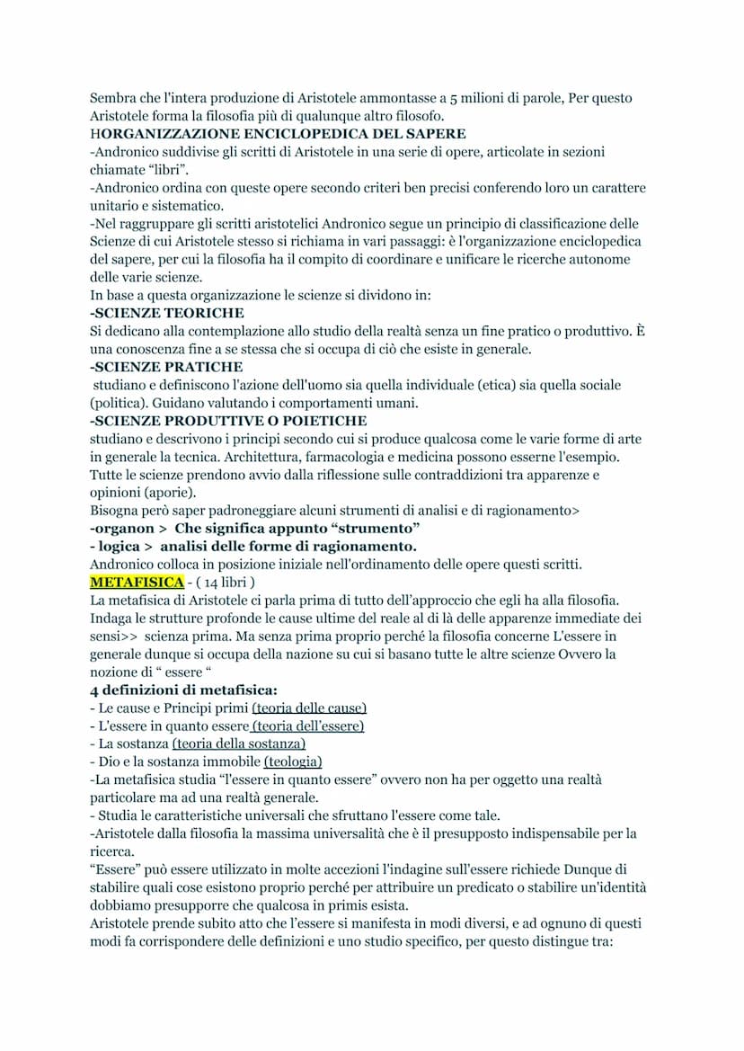 ARISTOTELE, RISCOPERTA DEL MONDO CONCRETO.
INTERROGATIVI FILOSOFICI
1. VALORE DELL'ESPERIENZA.
Aristotele, distintamente da PLATONE che dice