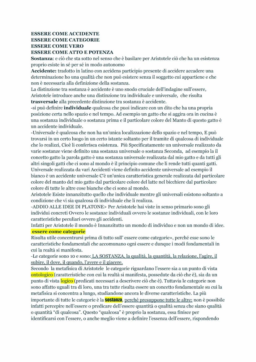 ARISTOTELE, RISCOPERTA DEL MONDO CONCRETO.
INTERROGATIVI FILOSOFICI
1. VALORE DELL'ESPERIENZA.
Aristotele, distintamente da PLATONE che dice