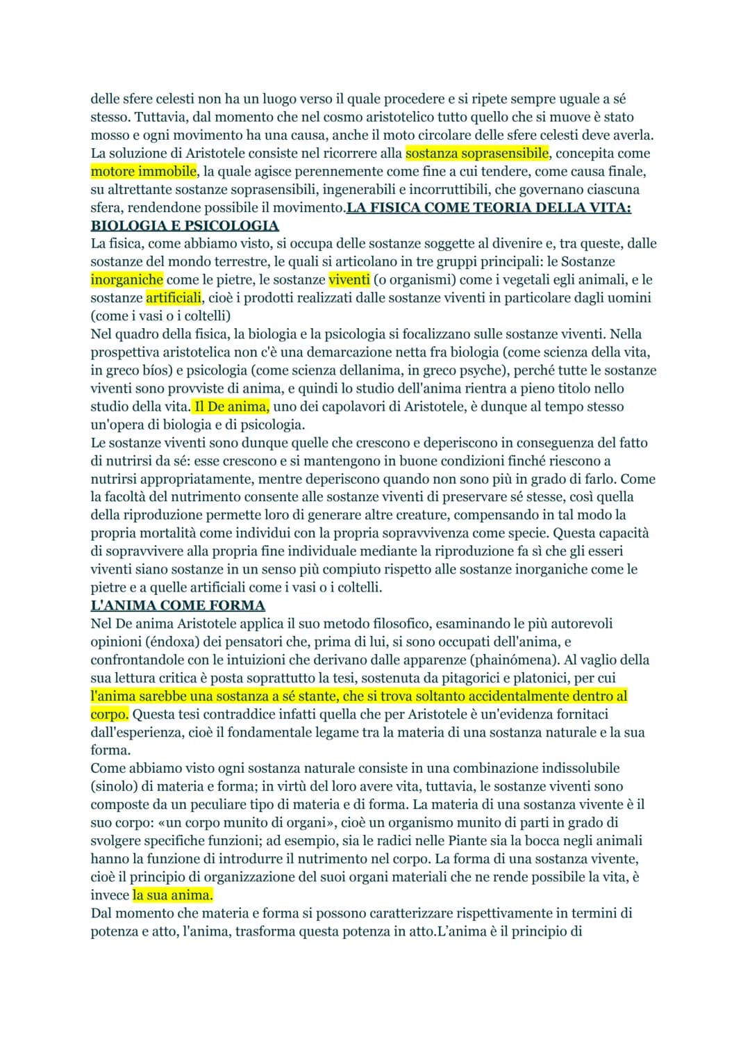 ARISTOTELE, RISCOPERTA DEL MONDO CONCRETO.
INTERROGATIVI FILOSOFICI
1. VALORE DELL'ESPERIENZA.
Aristotele, distintamente da PLATONE che dice