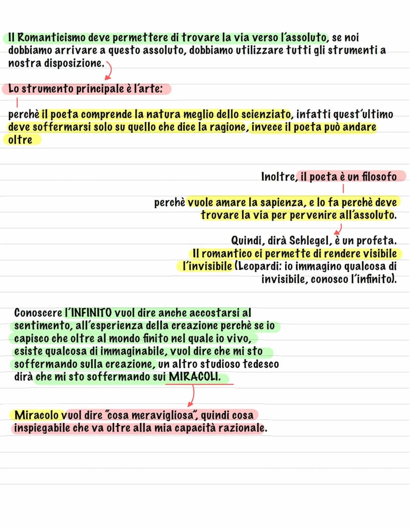 L'idealismo
Dopo Kant, si assiste alla nascita di una nuova corrente di pensiero: l'IDEALISMO,
che ha come substrato culturale l'età del Rom