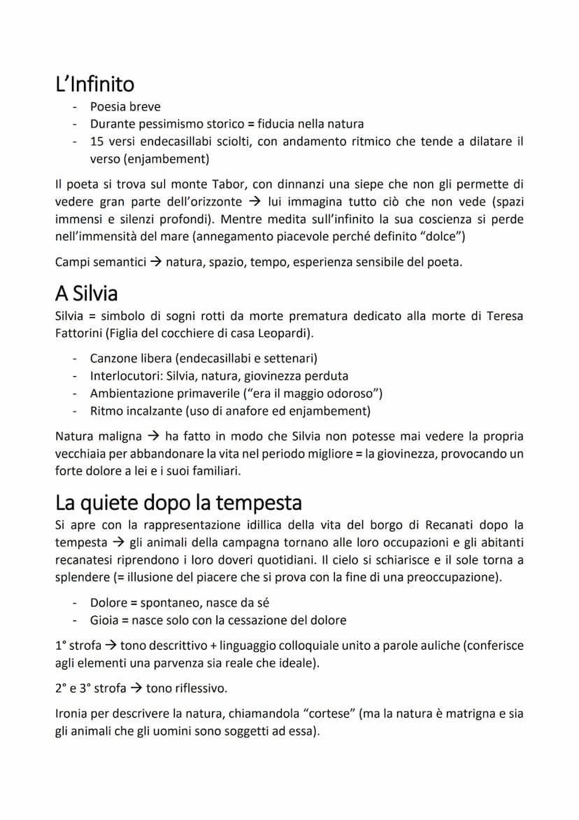 Giacomo Leopardi
Nasce a Recanati nel 1798 in una famiglia di piccola nobiltà. Il padre è proprietario di
una vasta biblioteca e questo infl