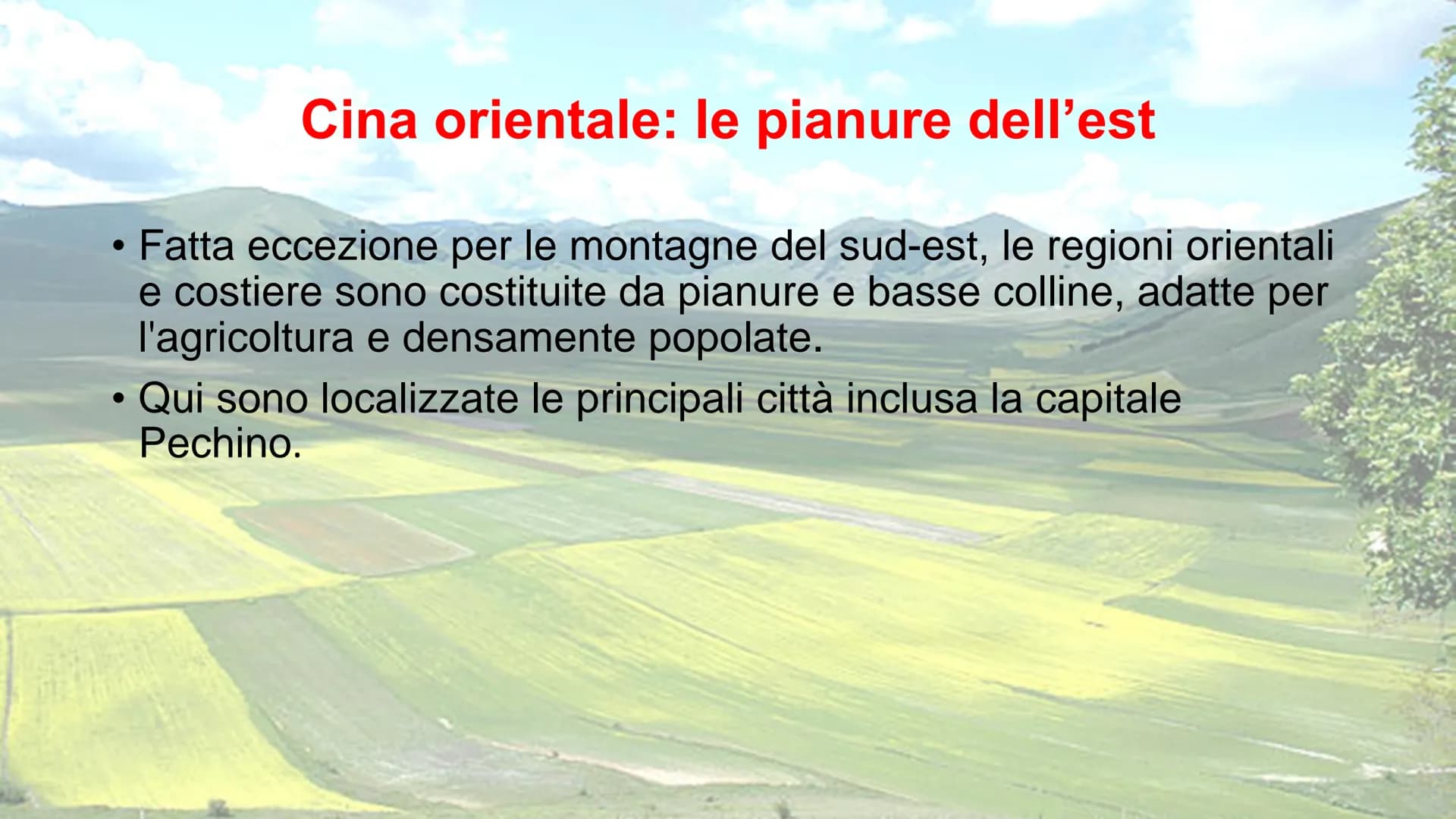 LA CINA CONOSCIAMO MEGLIO LA CINA
Dimensioni: 9.650.000 kmq (terzo paese più grande le mondo)
Popolazione: 1,357 miliardi di abitanti (primo