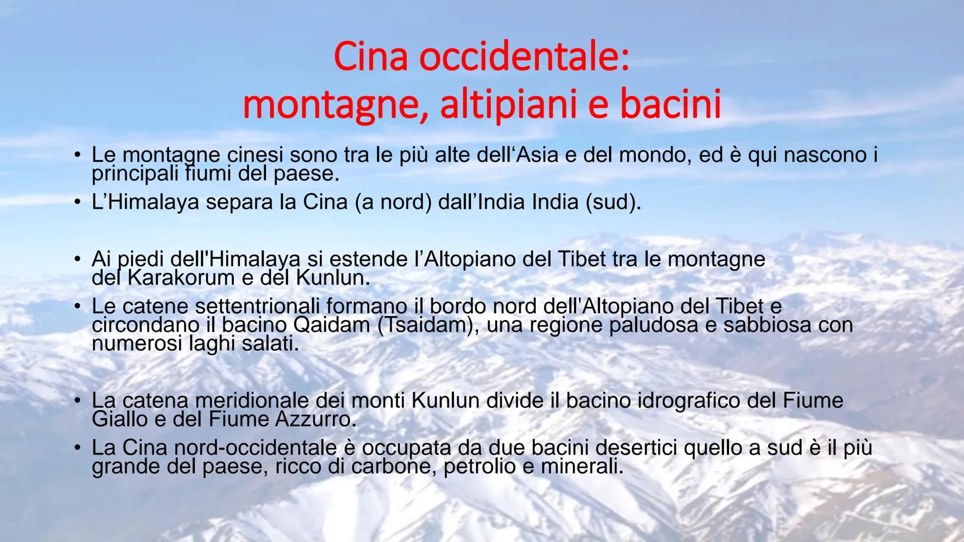 LA CINA CONOSCIAMO MEGLIO LA CINA
Dimensioni: 9.650.000 kmq (terzo paese più grande le mondo)
Popolazione: 1,357 miliardi di abitanti (primo