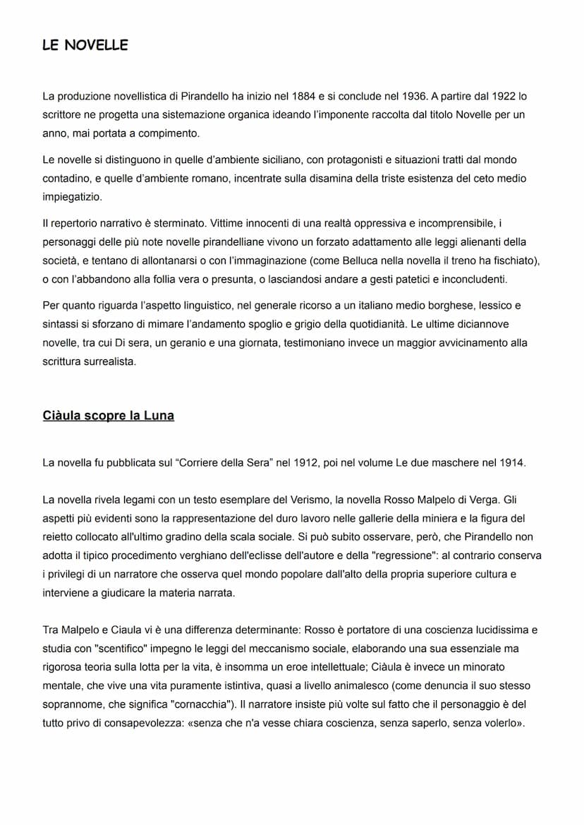 LUIGI PIRANDELLO
Pirandello è tra le voci più rappresentative del primo Novecento, di cui interpreta la crisi delle certezze
positivistiche.