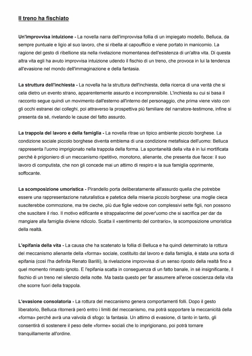 LUIGI PIRANDELLO
Pirandello è tra le voci più rappresentative del primo Novecento, di cui interpreta la crisi delle certezze
positivistiche.