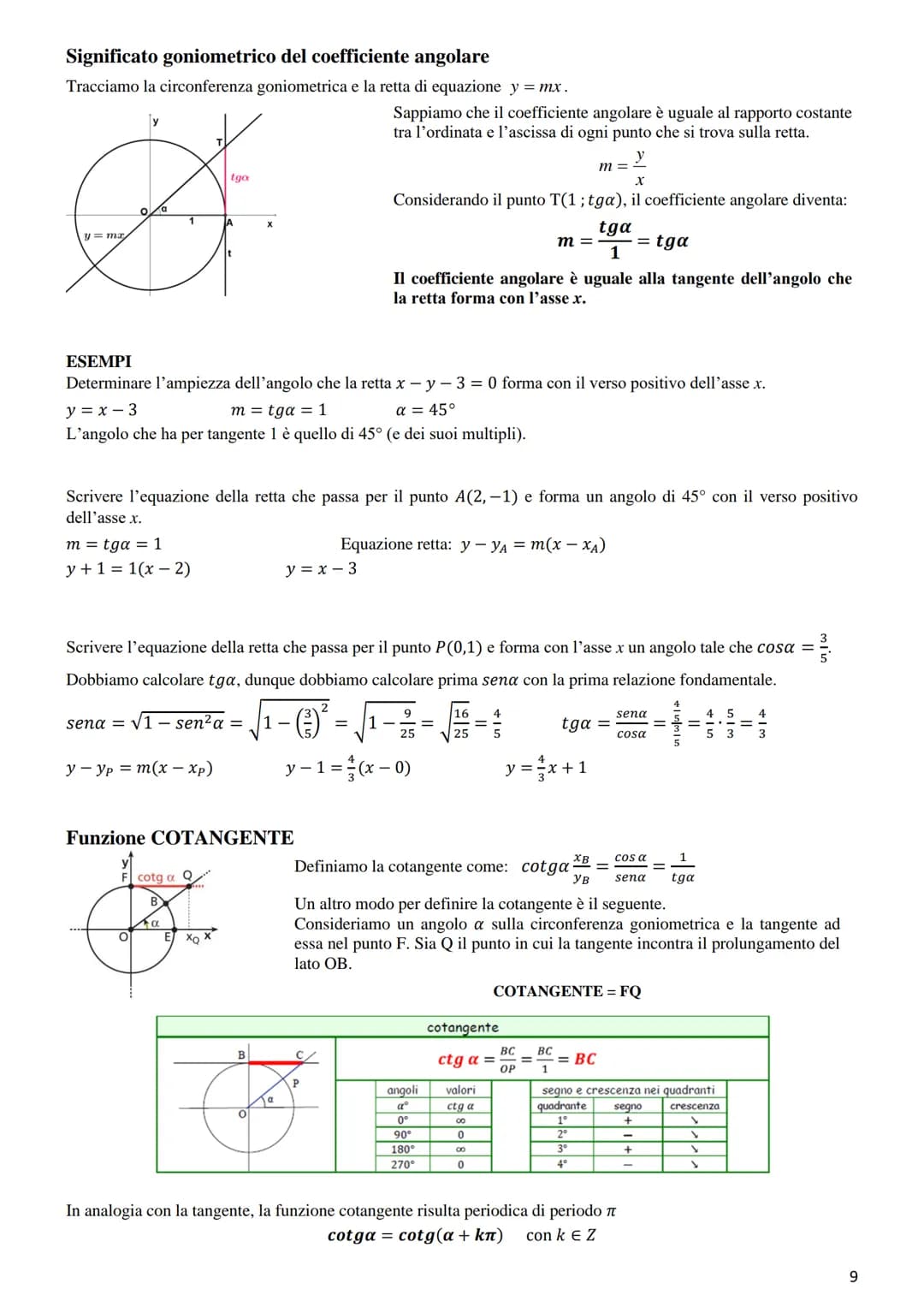 GONIOMETRIA
La Goniometria è quella parte della Matematica che si occupa della misura degli angoli e delle relative funzioni.
La Trigonometr