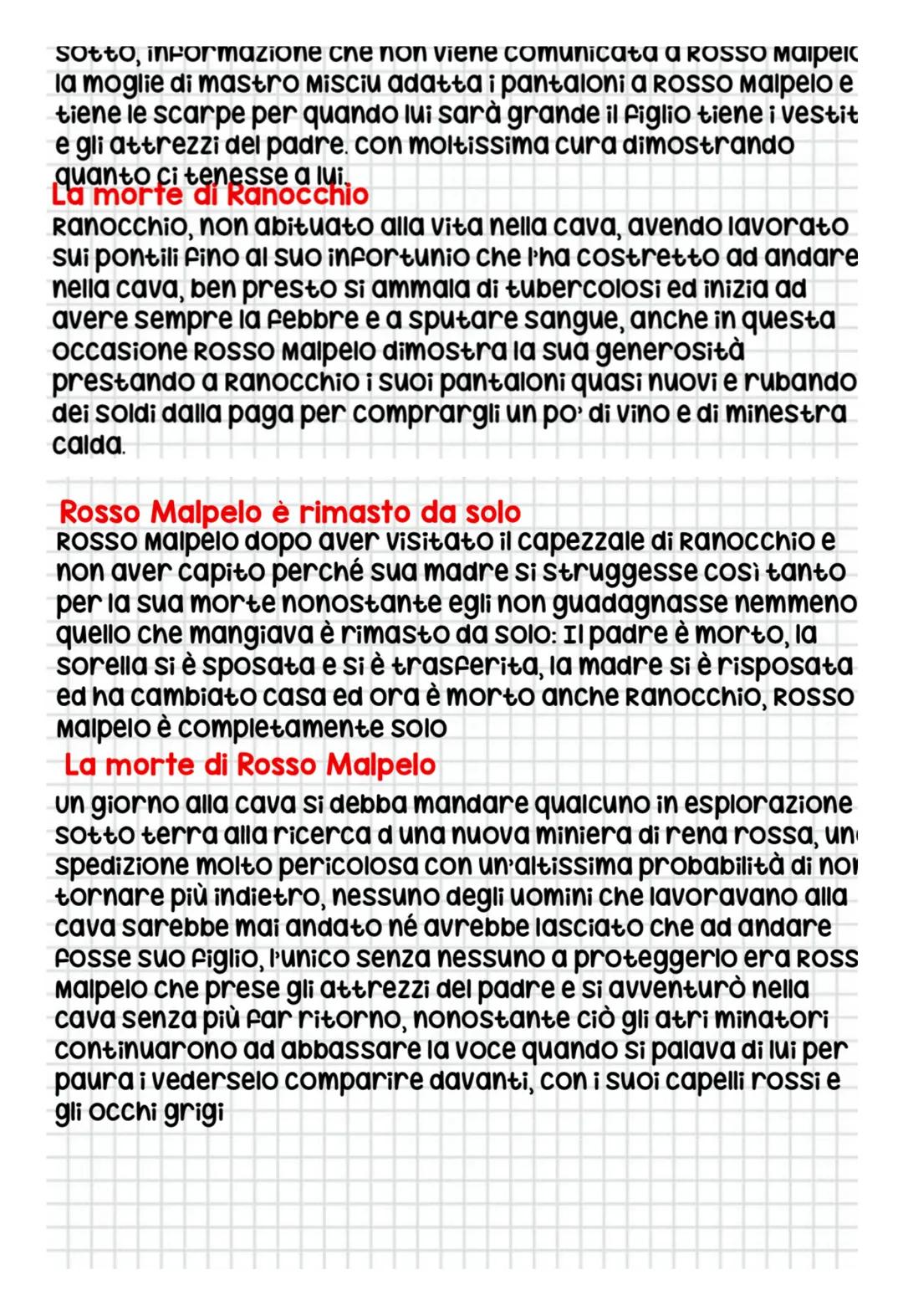 # Rosso malpelo

Chi è Rosso Malpelo?

ROSSO Malpelo è un ragazzo che vive in provincia di catania in
Sicilia, i suoi compaesani, ma anche i