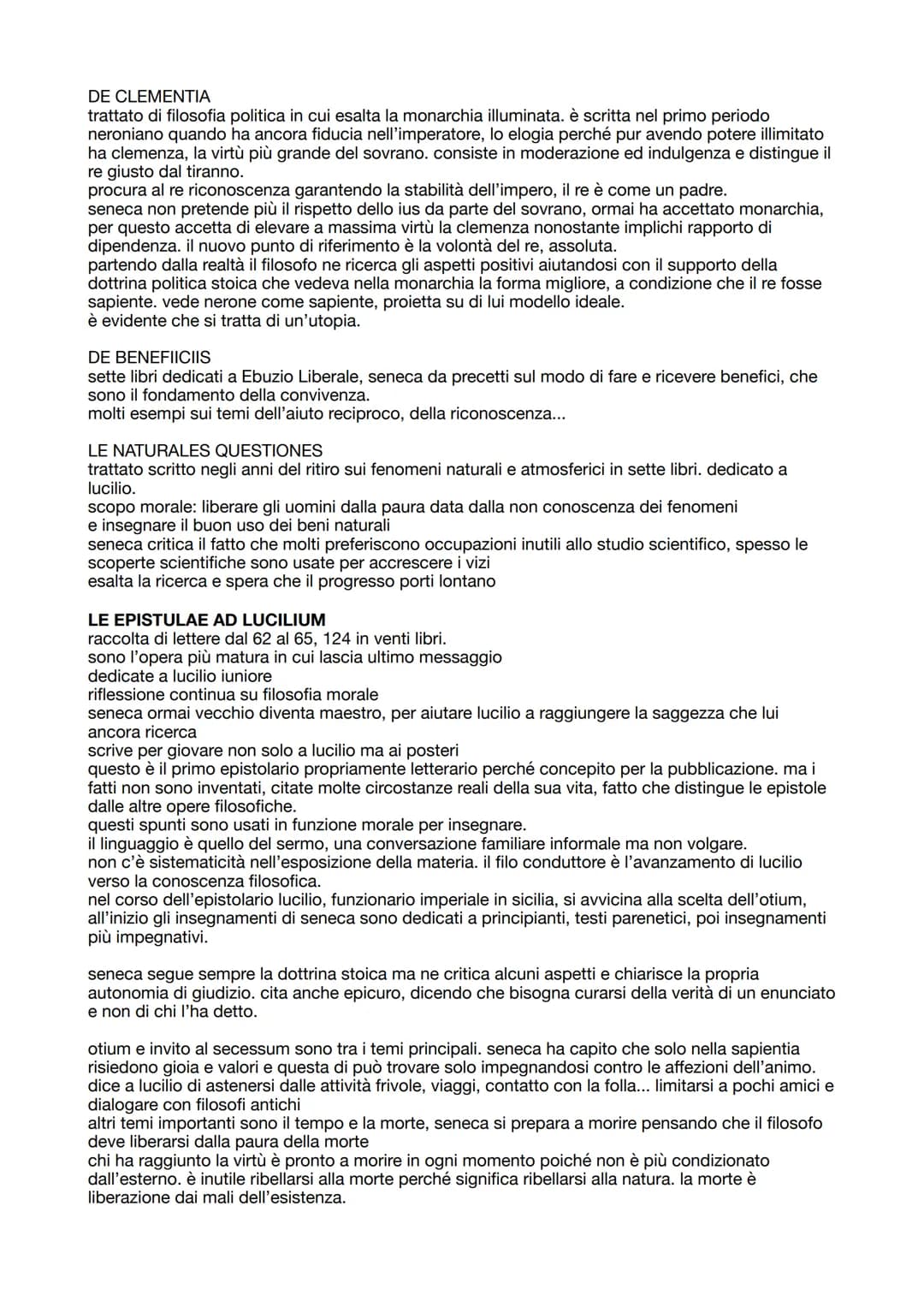 SENECA
originario di cordoba, di ricca famiglia equestre va a studiare a roma inizia il cursus honorum e
diventa questore. tensioni cn calig