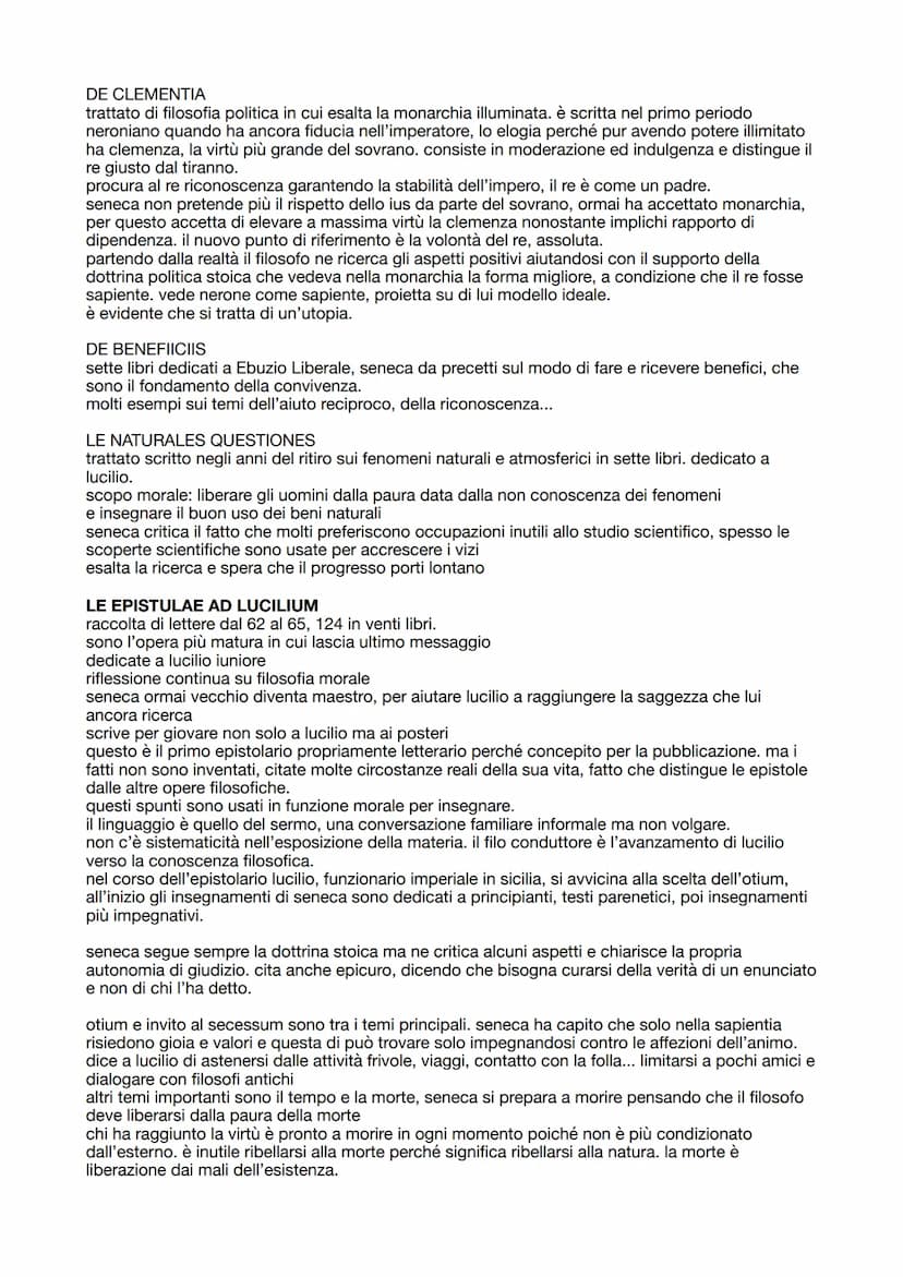 SENECA
originario di cordoba, di ricca famiglia equestre va a studiare a roma inizia il cursus honorum e
diventa questore. tensioni cn calig