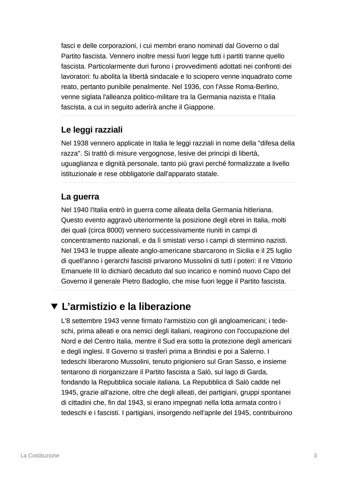 La Costituzione
▼ La nascita della Repubblica Italiana
▼ Il regno d'Italia e lo Statuto albertino
Il 17 marzo 1861 fu proclamato il Regno d'
