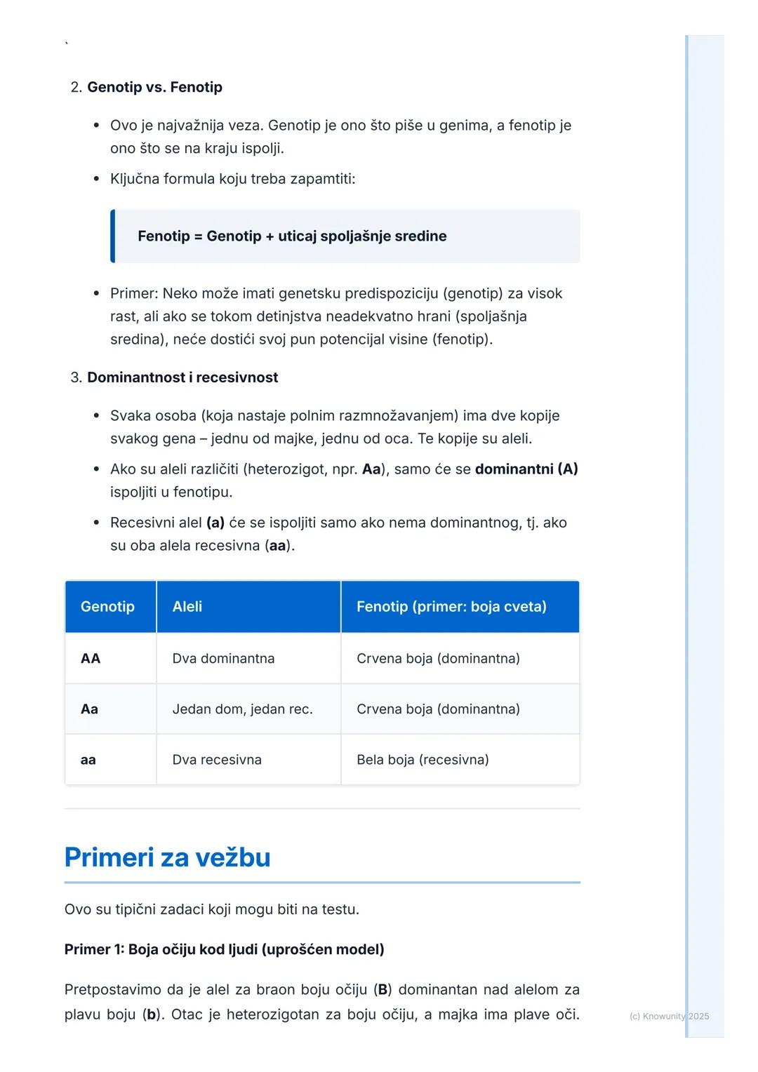 # Uvod u genetiku i osnovni
pojmovi

## Uvod u genetiku

Genetika je biološka disciplina koja proučava nasleđivanje i varijabilnost
živih bi