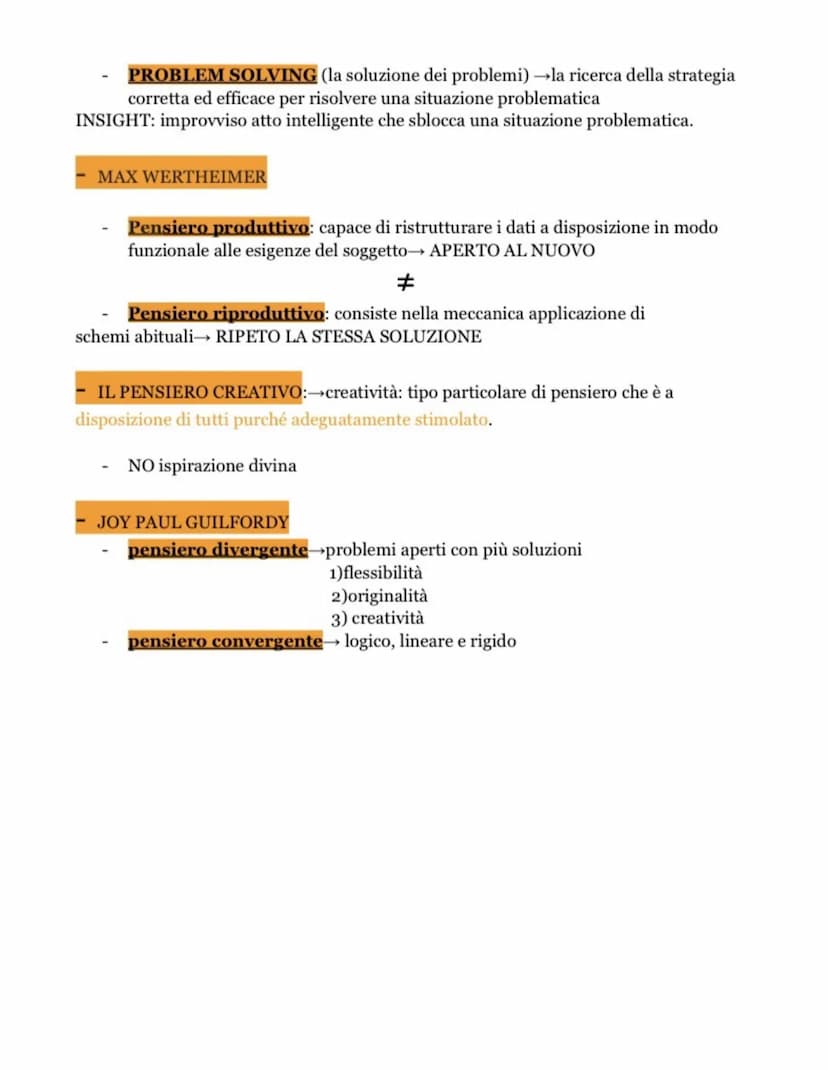 La memoria
ATTENZIONE-processo cognitivo secondo il quale siamo in grado di
selezionare alcuni stimoli provenienti dall'esterno, ignorandone