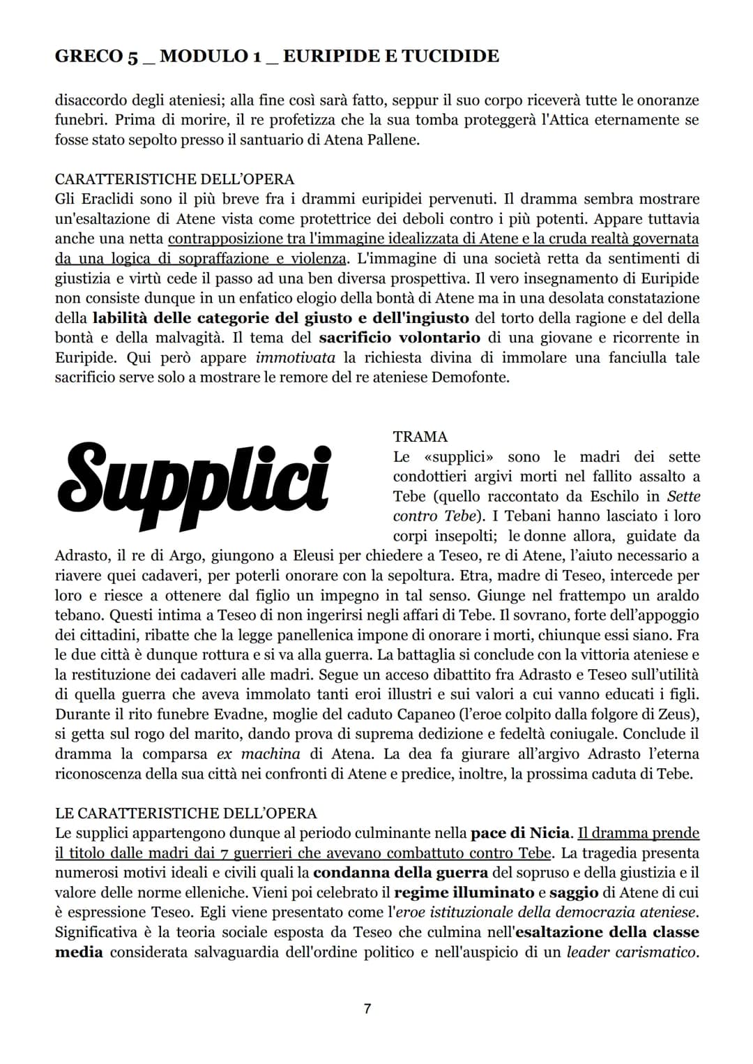 GRECO 5
MODULO 1 EURIPIDE E TUCIDIDE
Euripide
VITA E BIOGRAFIA
Sono pochi dati biografici sicuri su euripide. Egli nacque a Salamina nell'an