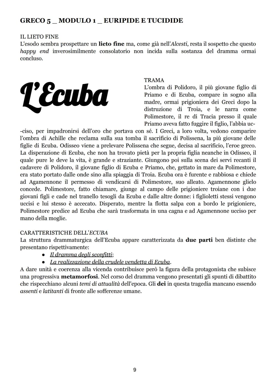 GRECO 5
MODULO 1 EURIPIDE E TUCIDIDE
Euripide
VITA E BIOGRAFIA
Sono pochi dati biografici sicuri su euripide. Egli nacque a Salamina nell'an