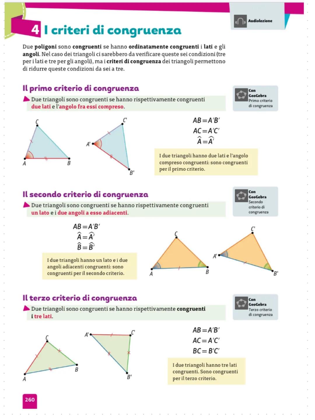 i triangoli
Il triangolo è un poligono caratterizzato da 3 lati, 3 angoli e tre vertici.
с
Poligono:
parte di piano
delimitata da una
linea 