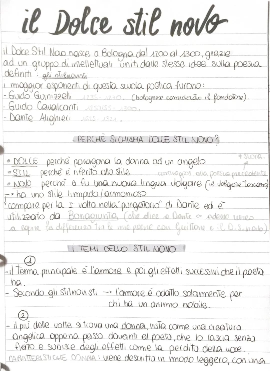 Il dolce stil novo